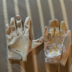Adizero football gloves